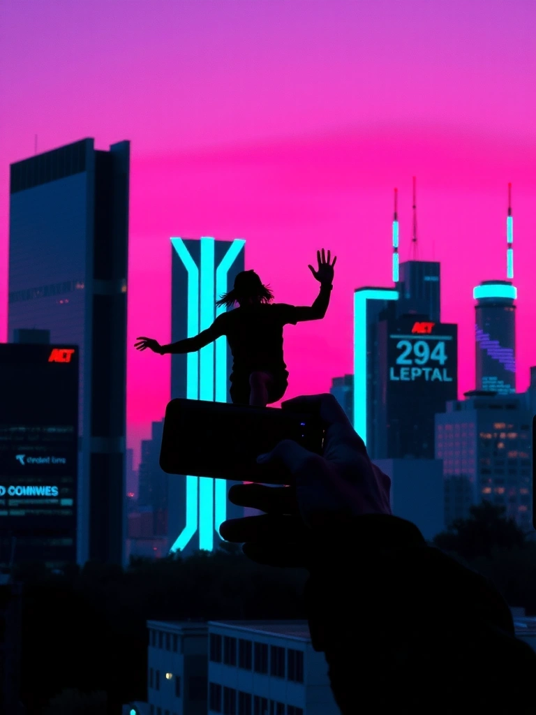 Neon Runner Visuals